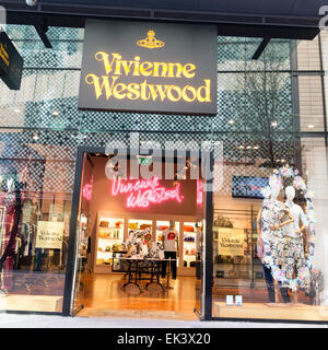 Vivienne Westwood store, au Royaume-Uni. Banque D'Images
