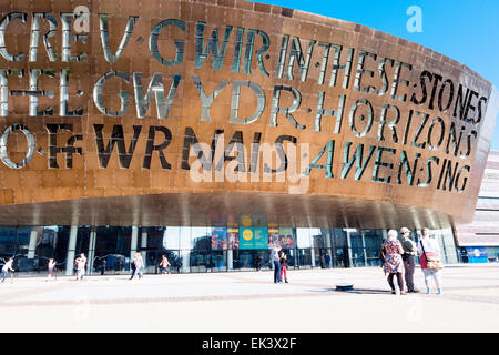 Millennium Centre de Cardiff, Pays de Galles, Royaume-Uni. Banque D'Images