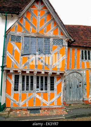 Petit Hall Market Place 14e siècle angleterre Europe Lavenham Suffolk Bâtiment Banque D'Images