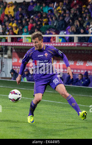 Alessandro Diamanti (Fiorentina), le 4 avril 2015 - Football / Soccer : Italien 'Serie' un match entre la ACF Fiorentina 2-0 UC Sampdoria au Stadio Artemio Franchi à Firenze, Italie. (Photo de Maurizio Borsari/AFLO) Banque D'Images