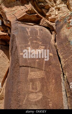 Mcconkie Ranch - Petroglyph - Utah Vernal Banque D'Images