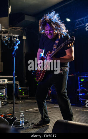 Torsten Kinsella, chant principal et le guitariste du groupe de rock irlandais poster "Dieu est un astronaute', Ciampino, Rome, Italie, 13 concert/ Banque D'Images