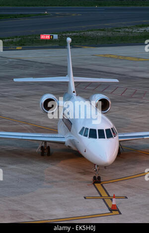 L'Italie, la Sicile, l'aéroport Comiso (Ragusa), executive jet Banque D'Images