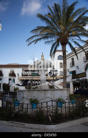 Village Espagnol traditionnel (pueblo) à Mijas Andalousie Espagne Banque D'Images