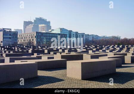 Holocaust-Mahnmal Berlin - Holocaust Memorial 01 Banque D'Images