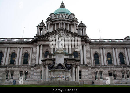 Hôtel de ville Conseil municipal de Belfast, Donegall Square, Belfast, Comté d'Antrim, Irlande du Nord Banque D'Images