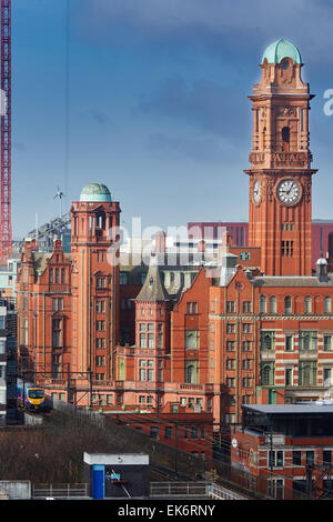 Le Palace Hotel, auparavant le refuge Refuge d'assurance bâtiment ou édifice, se dresse à l'angle d''Oxford Street et Whitwor Banque D'Images