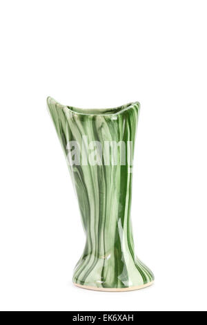 Vases en céramique isolé sur fond blanc Banque D'Images