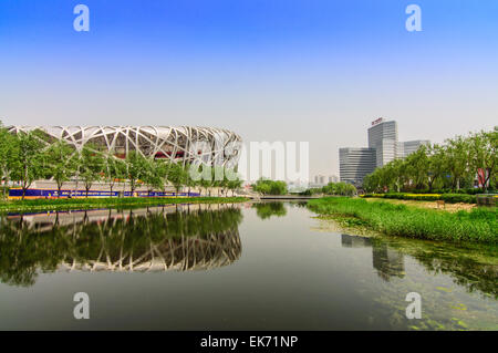 BEIJING, CHINE-Mai 22,2013 : visites le long de la journée au Stade National Banque D'Images