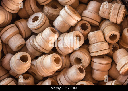 Pile de bois faits à la main pour utiliser umbrella Banque D'Images