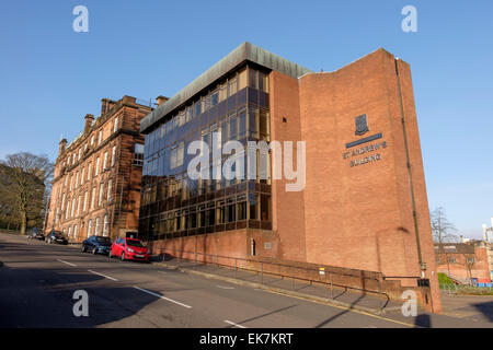 St Andrews Building salle de conférence pour l'Université de Glasgow, Glasgow, Écosse, Royaume-Uni Banque D'Images