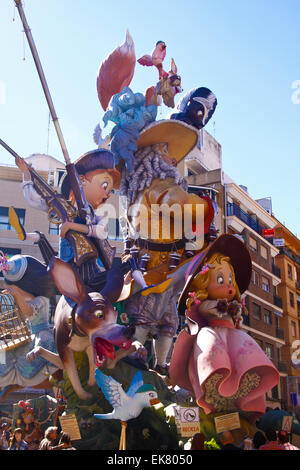 Fallas 2011, Valencia, Espagne Banque D'Images