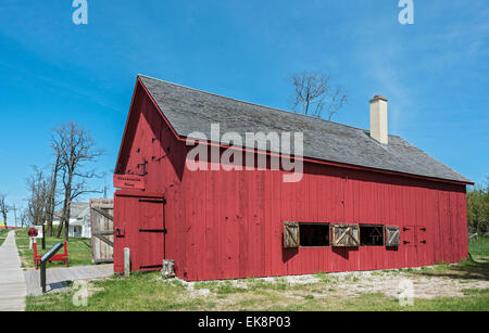 Le Michigan, Sleeping Bear Dunes National Lakeshore, Glen Haven Village historique, Forge Banque D'Images