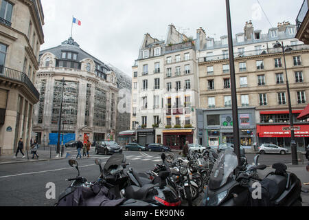 Rue de Marengo en Paris, France Europe UE Banque D'Images