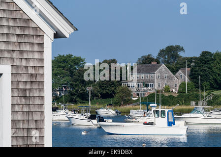 Wychmere, Port de Harwich, Cape Cod, Massachusetts, USA Banque D'Images