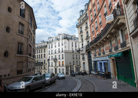 Rue Lepic à Montmartre, Paris France UE Banque D'Images