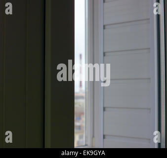 Les cheminées d'usine. Banque D'Images