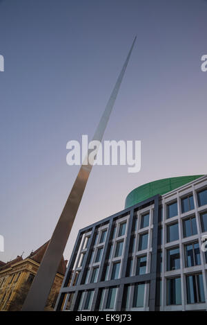 Nouveau bâtiment de l'Académie de musique, Zagreb, Croatie Banque D'Images