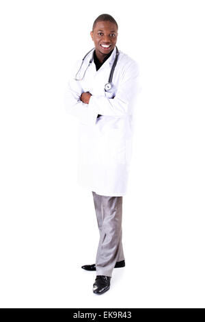 Beau médecin afro-américain Banque D'Images