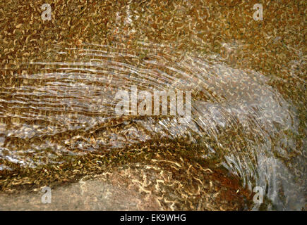 La texture de l'eau dans le Grand canyon de Crimée Banque D'Images