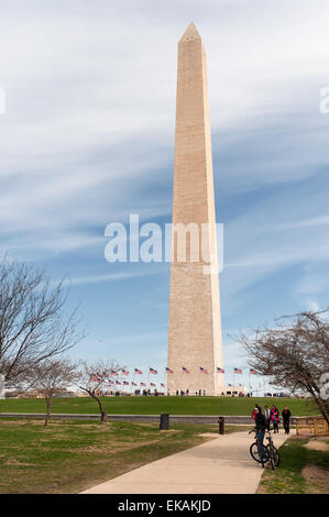 Washington monument (le centre commercial) à Washington D.C. Banque D'Images