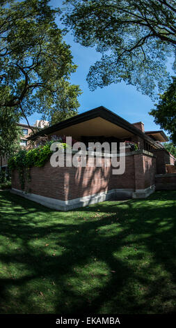 Frederick C. Robie House, Chicago Ill.exterior Banque D'Images