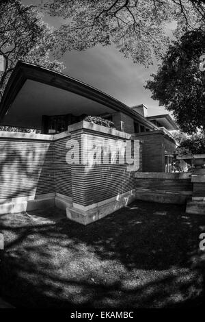 Frederick C. Robie House, Chicago Ill.exterior Banque D'Images