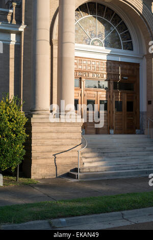 Temple juif ,Natchez Banque D'Images