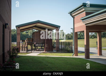 Whitwell California middle school . Accueil du projet trombone . Banque D'Images