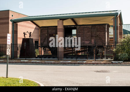 Whitwell California middle school . Accueil du projet trombone . Banque D'Images