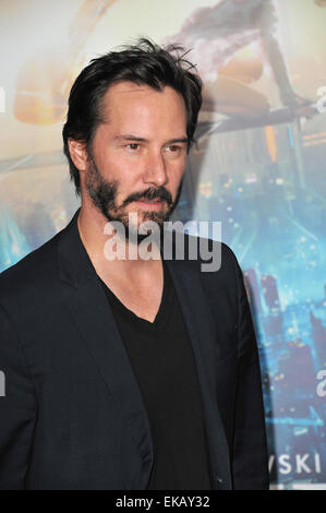 LOS ANGELES, CA - 24 octobre 2012 : Keanu Reeves au Los Angeles premiere de 'Cloud Atlas' au Grauman's Chinese Theatre, à Hollywood. Banque D'Images