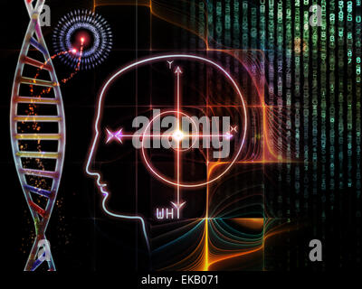 Paradigme de la conscience Banque D'Images