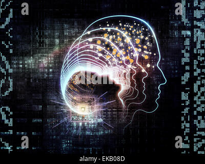 Paradigme de la conscience Banque D'Images