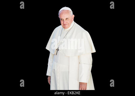 Le pape François au cours de la visite du pape en Israël 26 Mai 2014 Banque D'Images