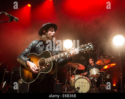 Londres, Royaume-Uni. 8 avril, 2015. James Bay concert au O2 Shepherd's Bush Empire 12 avril 2015 Credit : Catherine Brown/Alamy Live News Banque D'Images