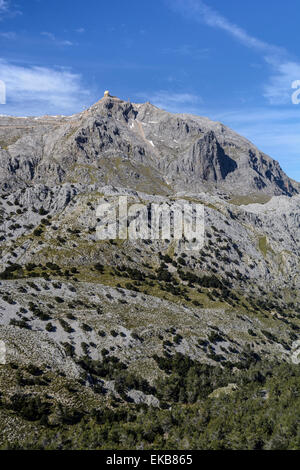 Puig Major, plus haute montagne de l'île de Majorque, Iles Baléares, Espagne Banque D'Images