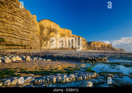 Dunraven Bay, Southerdown, Vale of Glamorgan, Pays de Galles, Royaume-Uni, Europe Banque D'Images