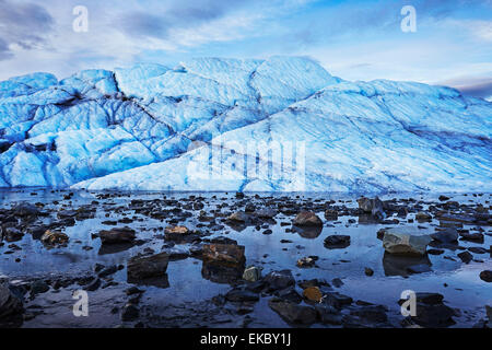 Matanuska Glacier, Palmer, Alaska, USA Banque D'Images