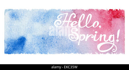 Bonjour, printemps Banque D'Images