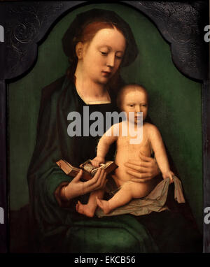 Assis Madonna avec l'Enfant Jésus 1530 Adriaen Isenbrandt ( Adrien Isenbrant Ysenbrant Ysenbrandt Hysebrant (1480 - 1551) Belgique belge flamande Banque D'Images