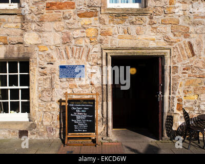 L'ancien café de l'Union européenne dans l'admirable Crichton James House sur North Street St Andrews Fife Ecosse Banque D'Images