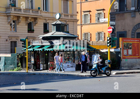 Italie Rome kiosk Banque D'Images