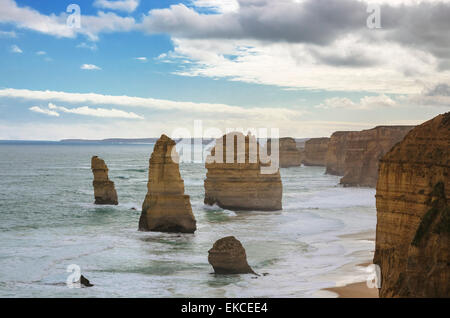 12 apôtres de Great Ocean Road, l'Australie Banque D'Images