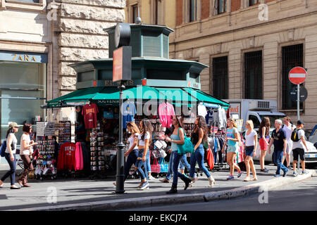 Italie Rome kiosk Banque D'Images