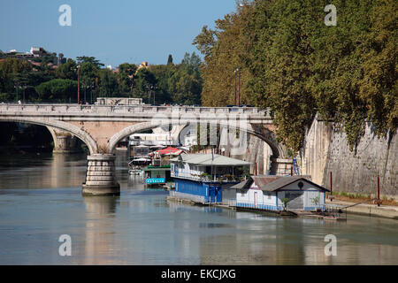 Italie Rome Ponte Cavour Banque D'Images