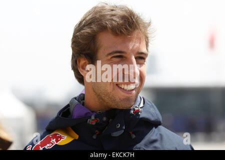 Shanghai, Chine. 09 avr, 2015. Sport Automobile : Championnat du Monde de Formule 1 de la FIA 2015, Grand Prix de Chine, Antonio Felix da Costa (por, Infiniti Red Bull Racing), Crédit photo : dpa alliance/Alamy Live News Banque D'Images