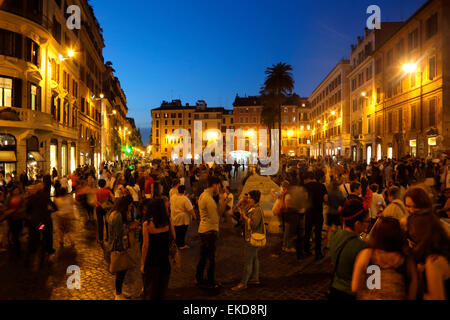 Italie Rome Piazza di Spagna Banque D'Images