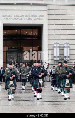 U.S. Customs and Border Protection héberge cérémonie de commémoration du dixième anniversaire du 11 septembre 2001 tenue à la Ronald Reagan Building Le 9 septembre 2011 avec la secrétaire Janet Napolitano comme orateur principal. Donna Burton Banque D'Images