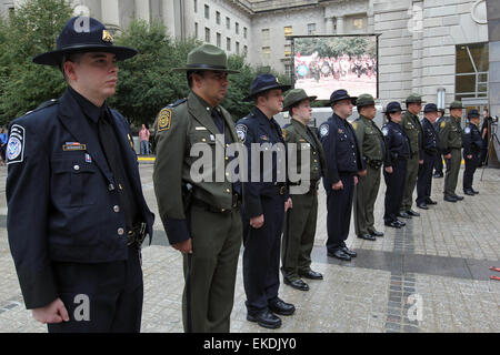 U.S. Customs and Border Protection héberge cérémonie de commémoration du dixième anniversaire du 11 septembre 2001 tenue à la Ronald Reagan Building Le 9 septembre 2011 avec la secrétaire Janet Napolitano comme orateur principal. Donna Burton Banque D'Images