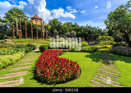 Royal Flora Ratchaphruek - SAWASDEE JARDIN Banque D'Images